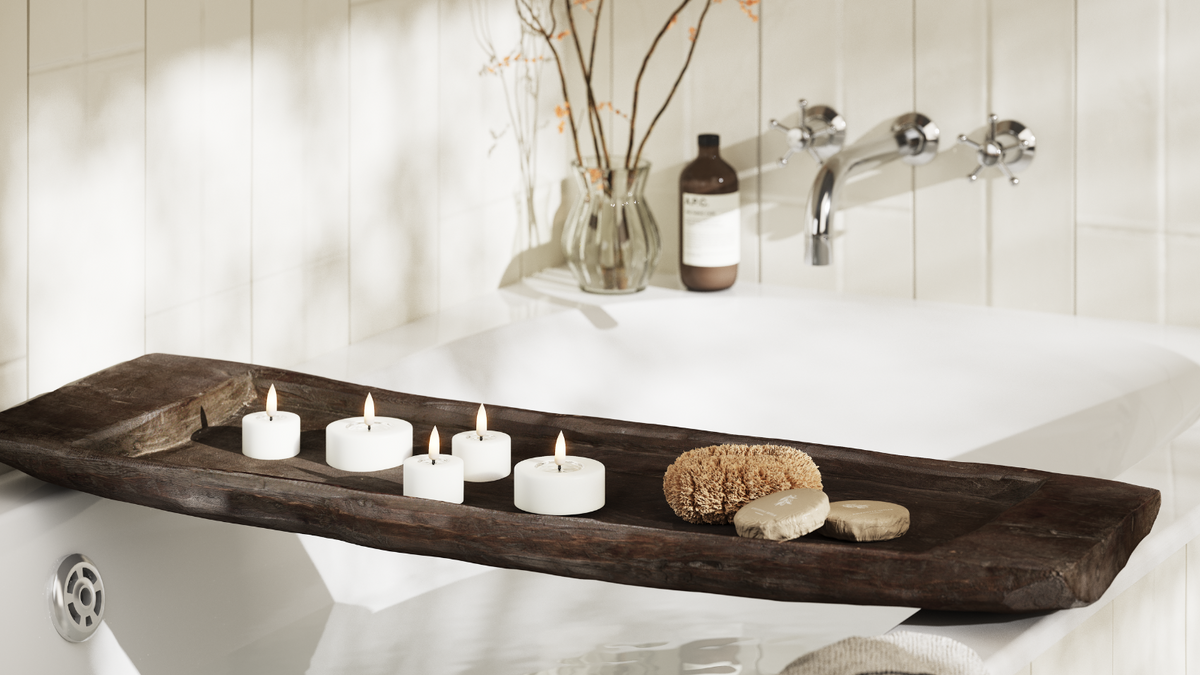 Practical timer function to your LED Jumbo Tealight candle