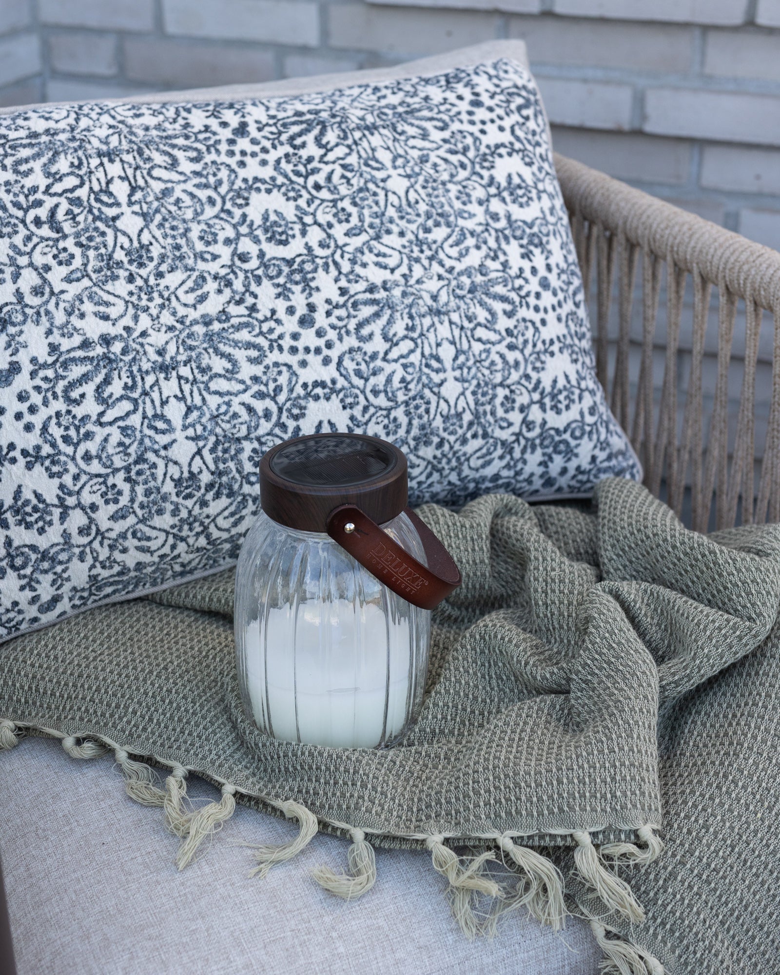 Deluxe Homeart LED Glass Lantern 17cm LED lanterns 6