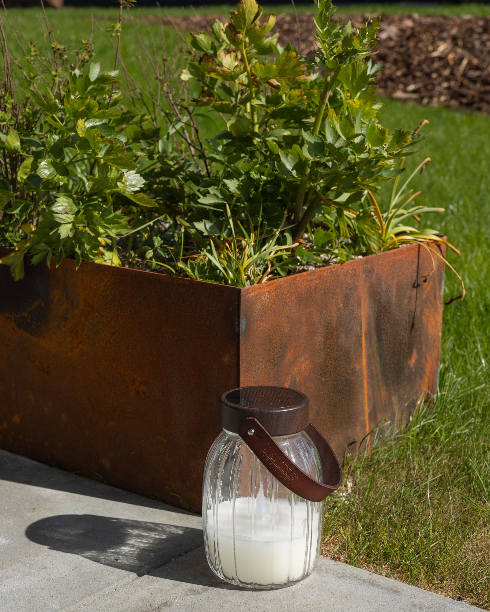 Deluxe Homeart LED Glass Lantern 17cm LED lanterns 3