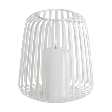 LED Lantern Ø 20 x 22 cm White
