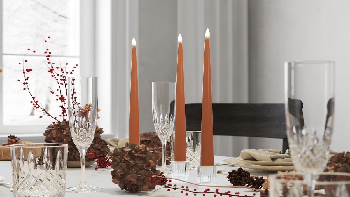 Practical timer function to your LED Shiny Dinner candle