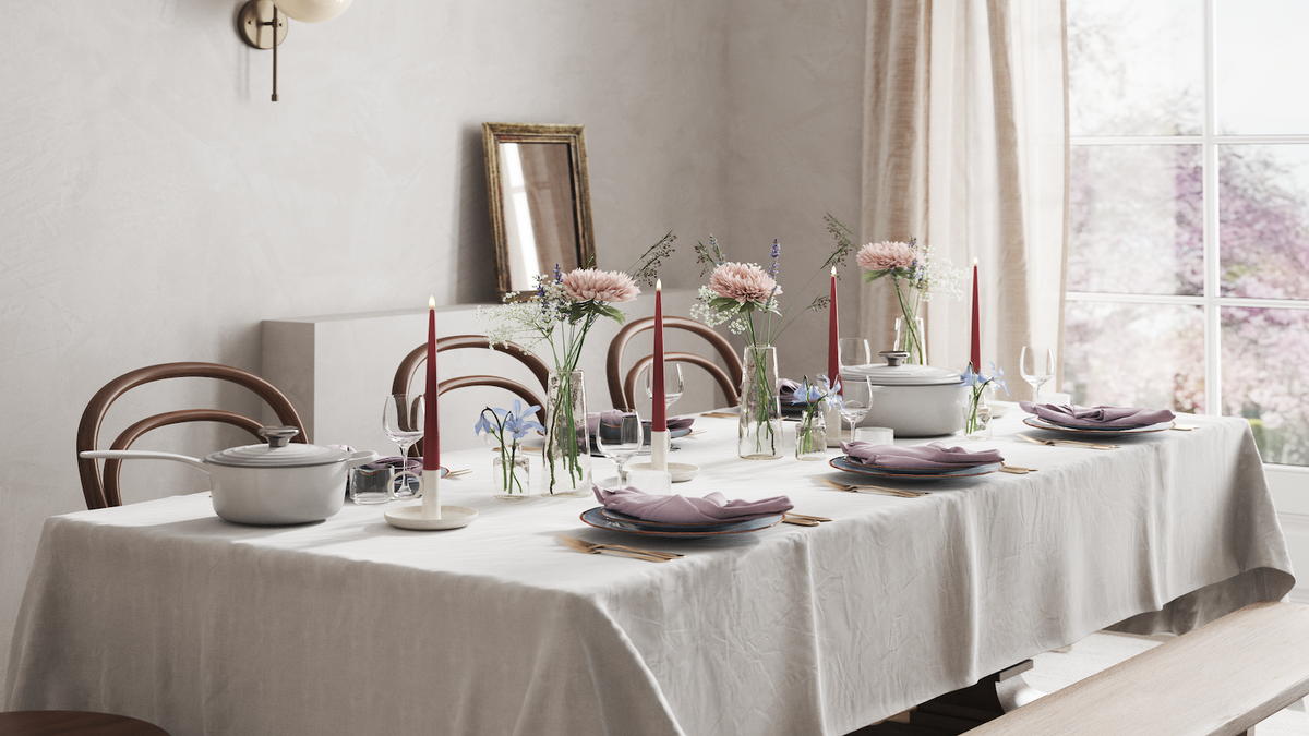 Natural faith LED Shiny Dinner candle 
