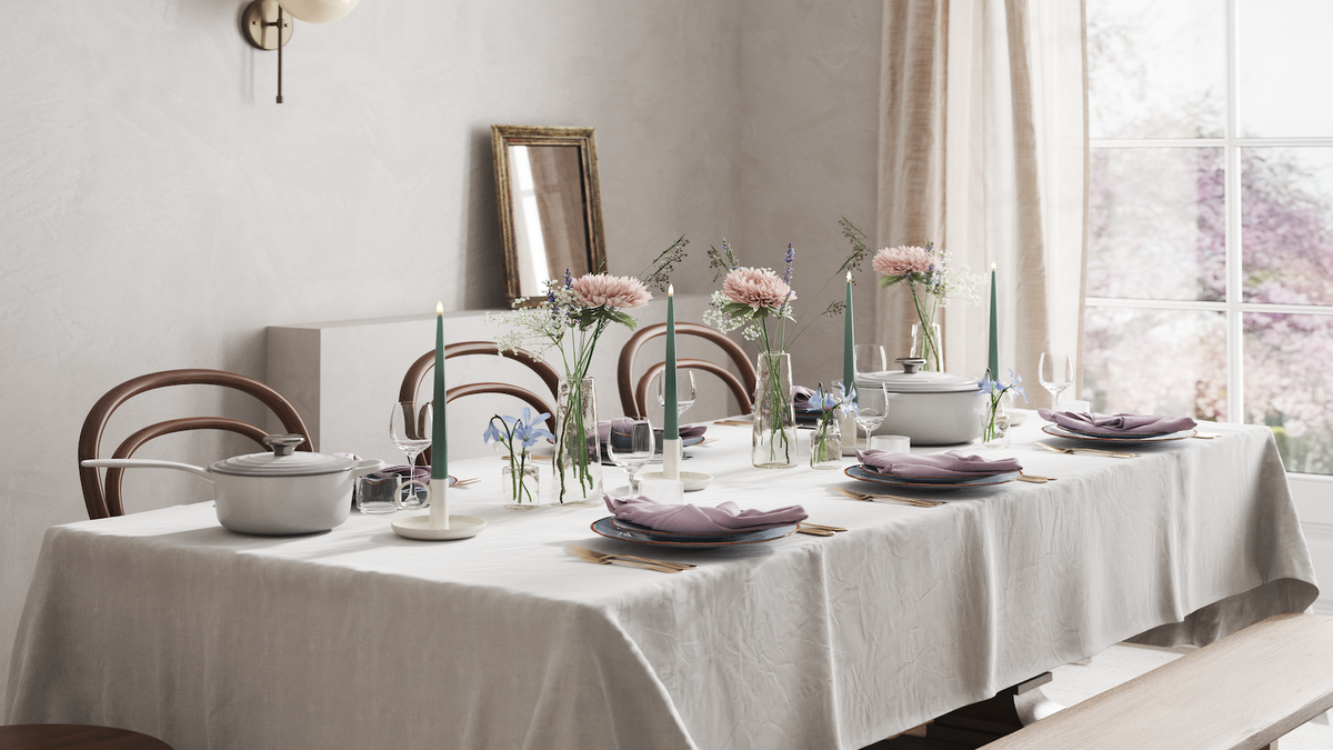 Natural faith LED Shiny Dinner candle 