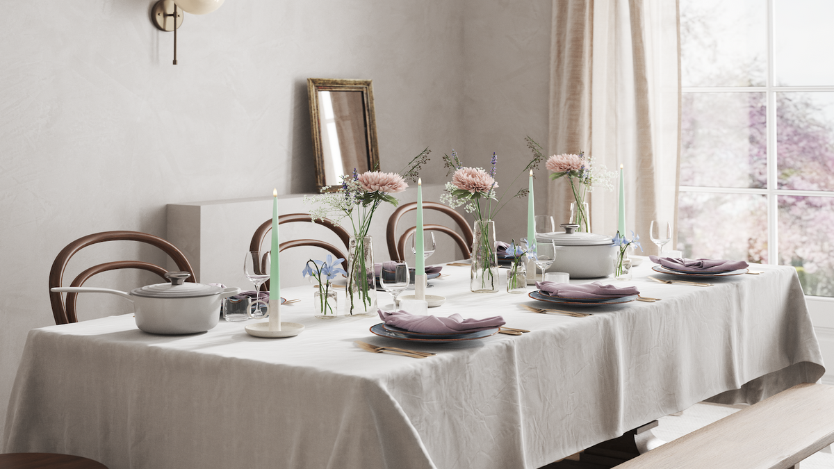LED Shiny Dinner candle With lifelike LED flame