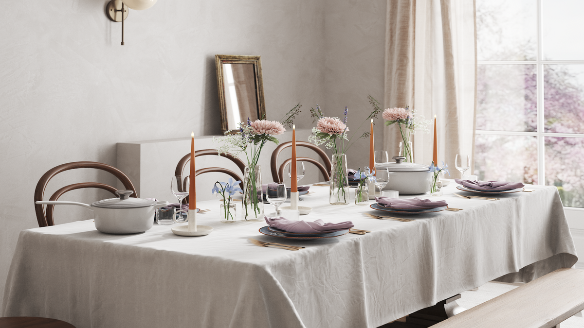 Natural faith LED Shiny Dinner candle 