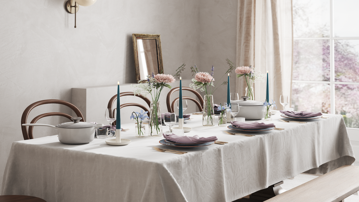 Natural faith LED Shiny Dinner candle 