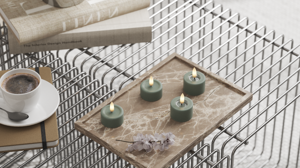 Naturlig tro LED Jumbo Fire FAD Light with Wetlook ™ Design