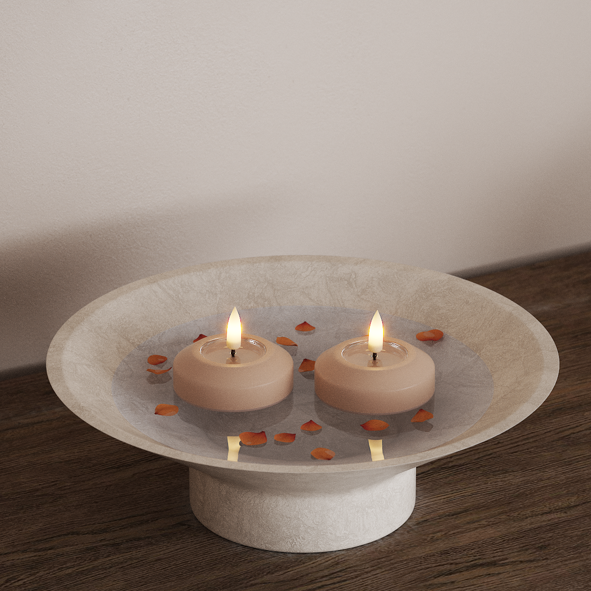 Deluxe Homeart LED Plovoucí světlo Ø 6,1 cm 2 ks Růžová LED plovoucí světlo 3