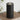 Deluxe Homeart LED Bloklys Ø 10 x 20 cm Sort