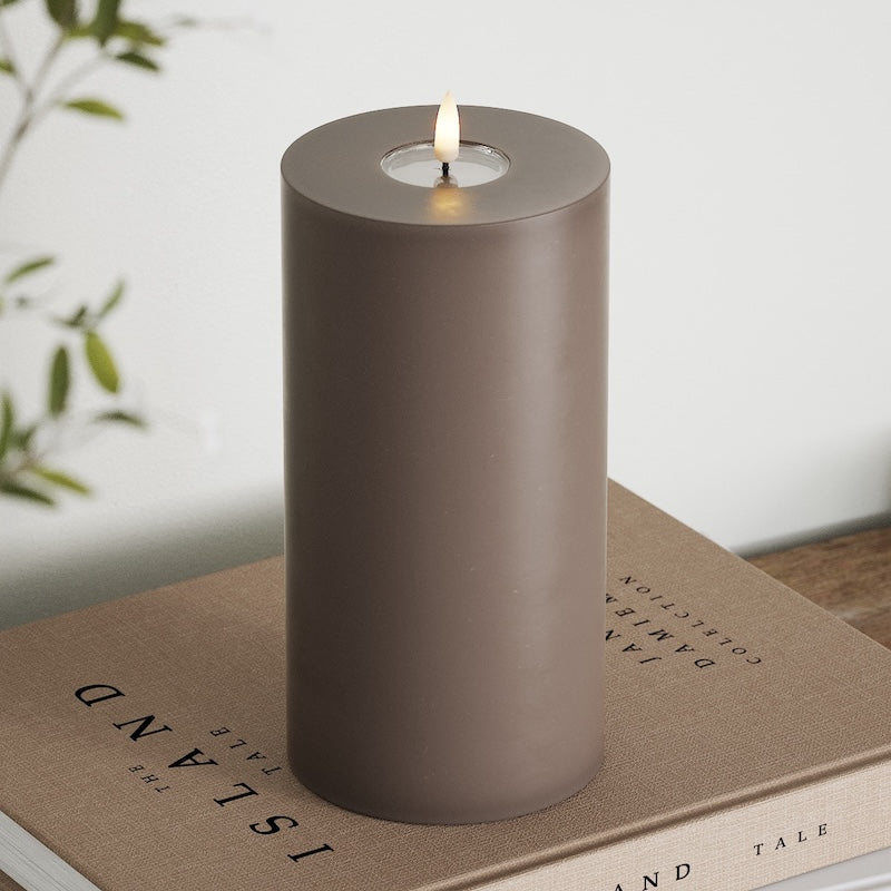 Deluxe Homeart LED plokkvalgusti Ø 10 x 20 cm Mokka