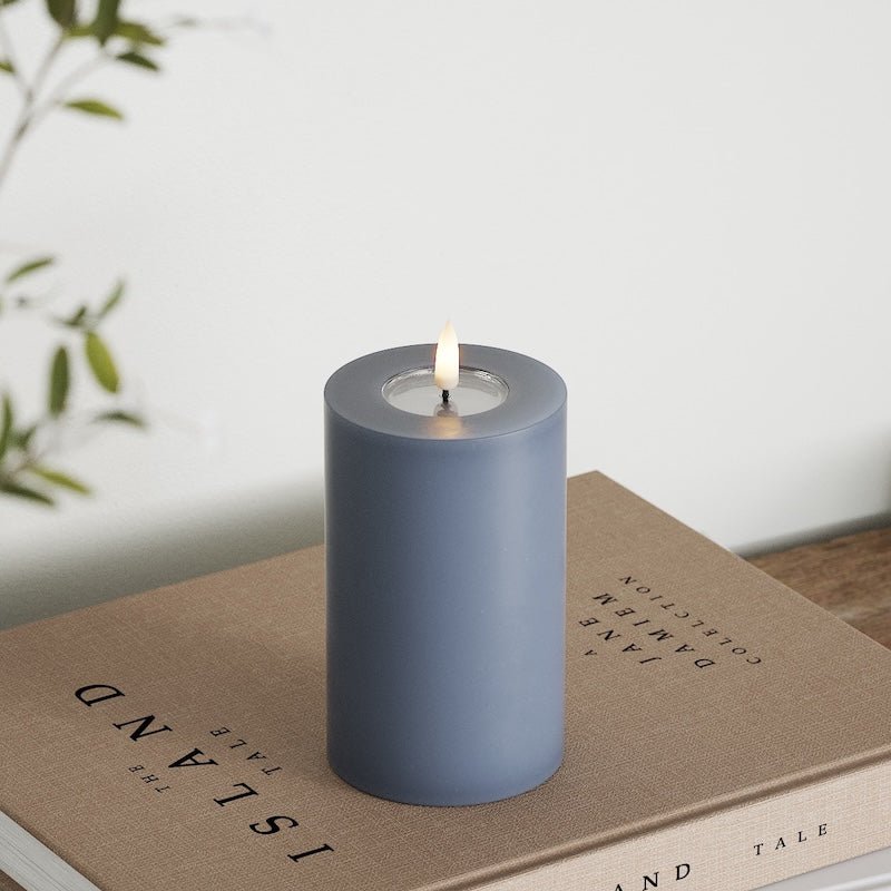 Deluxe Homeart LED plokkvalgusti Ø 7,5 x 12,5 cm Jääsinine