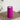 Deluxe Homeart LED Bloklys Ø 7,5 x 15 cm Violet