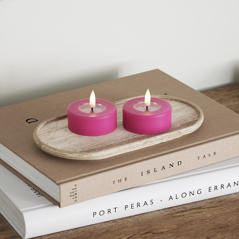 Deluxe Homeart Ρεσώ LED Jumbo 2 τεμ. (Μεγάλο) Μαγέντα