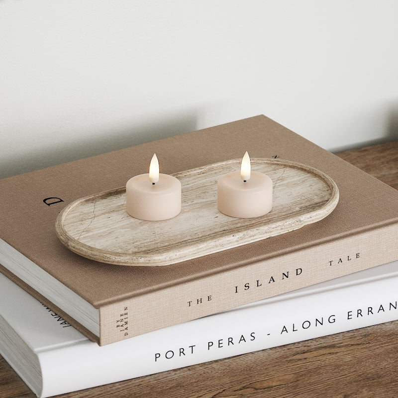 Deluxe Homeart LED-teeküünal 2 tk. Roos