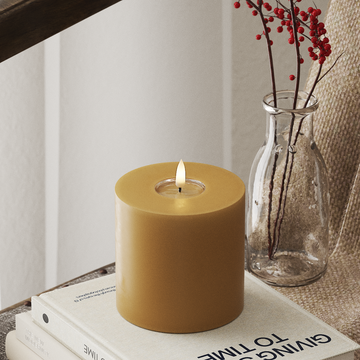 Deluxe Homeart LED Bloklys Ø 10 x 10 cm Karry LED bloklys 4