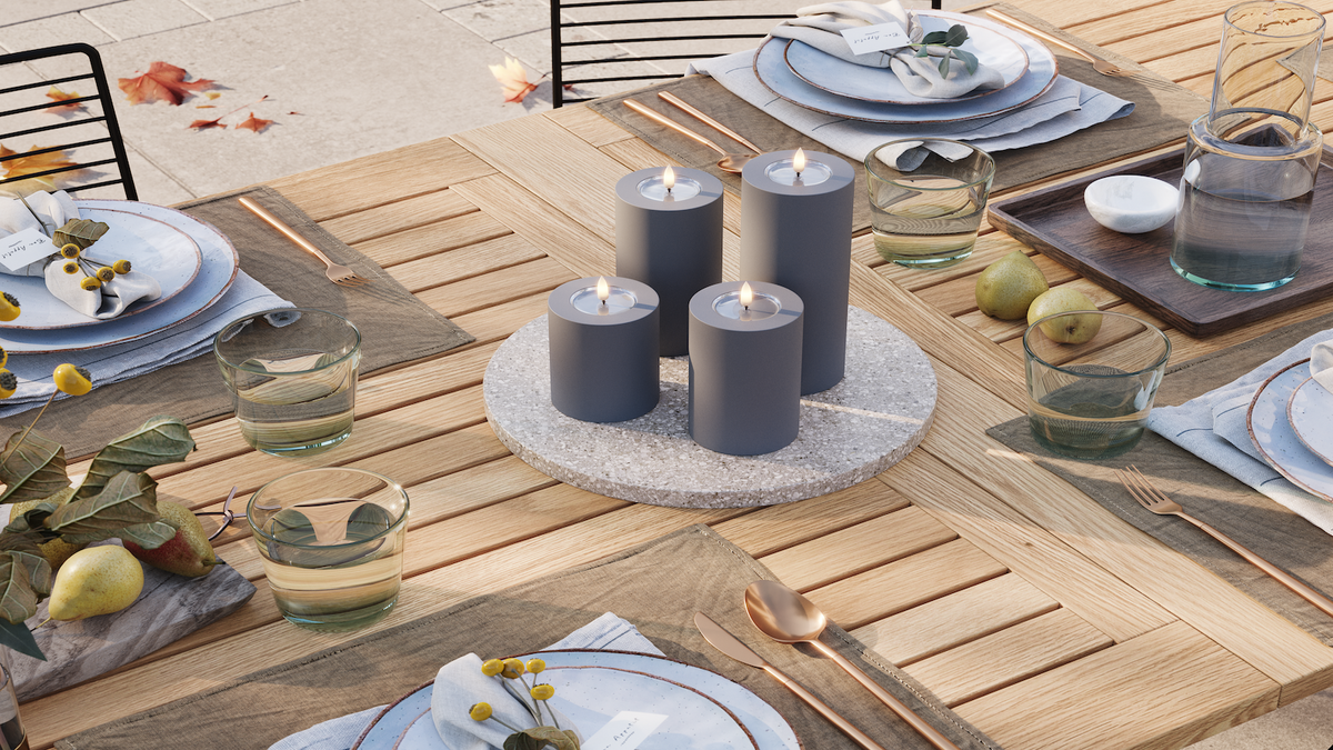 LED Outdoor light Pillar candle Designed for all kinds of weather