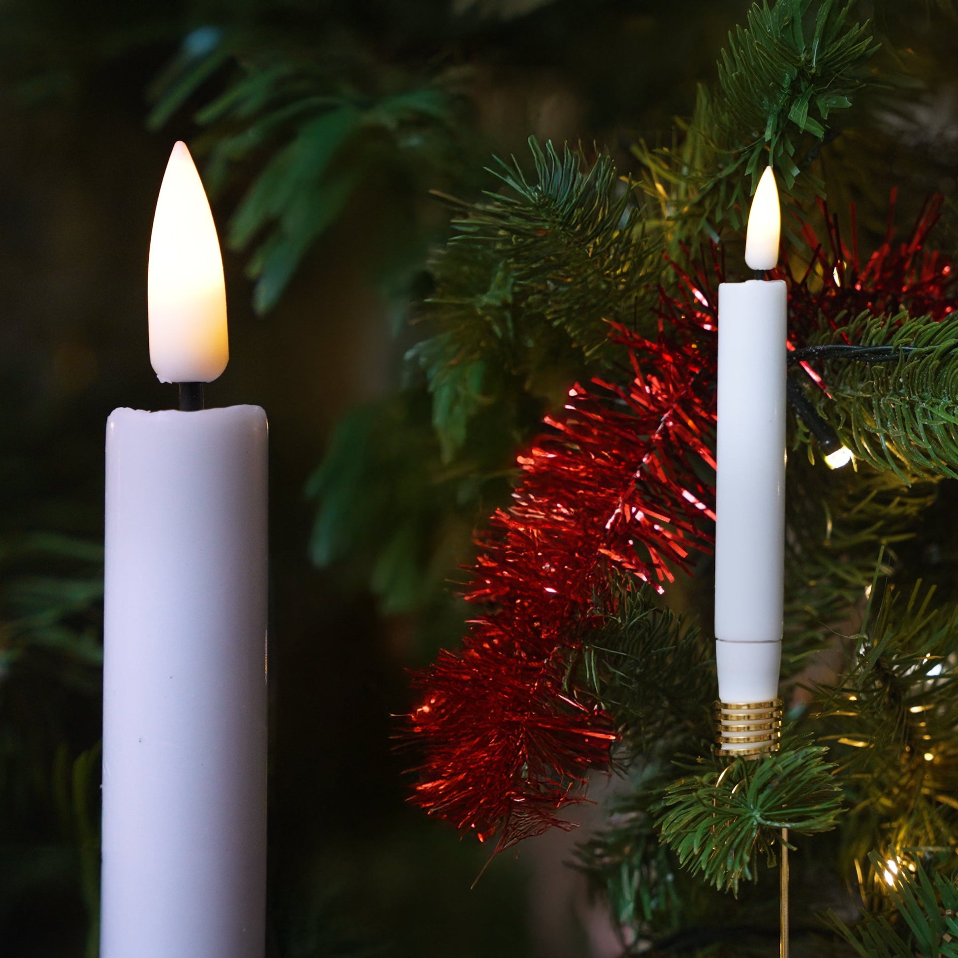 Deluxe Homeart Velas para árvores de Natal revestidas com cera 6 unidades Natal 7