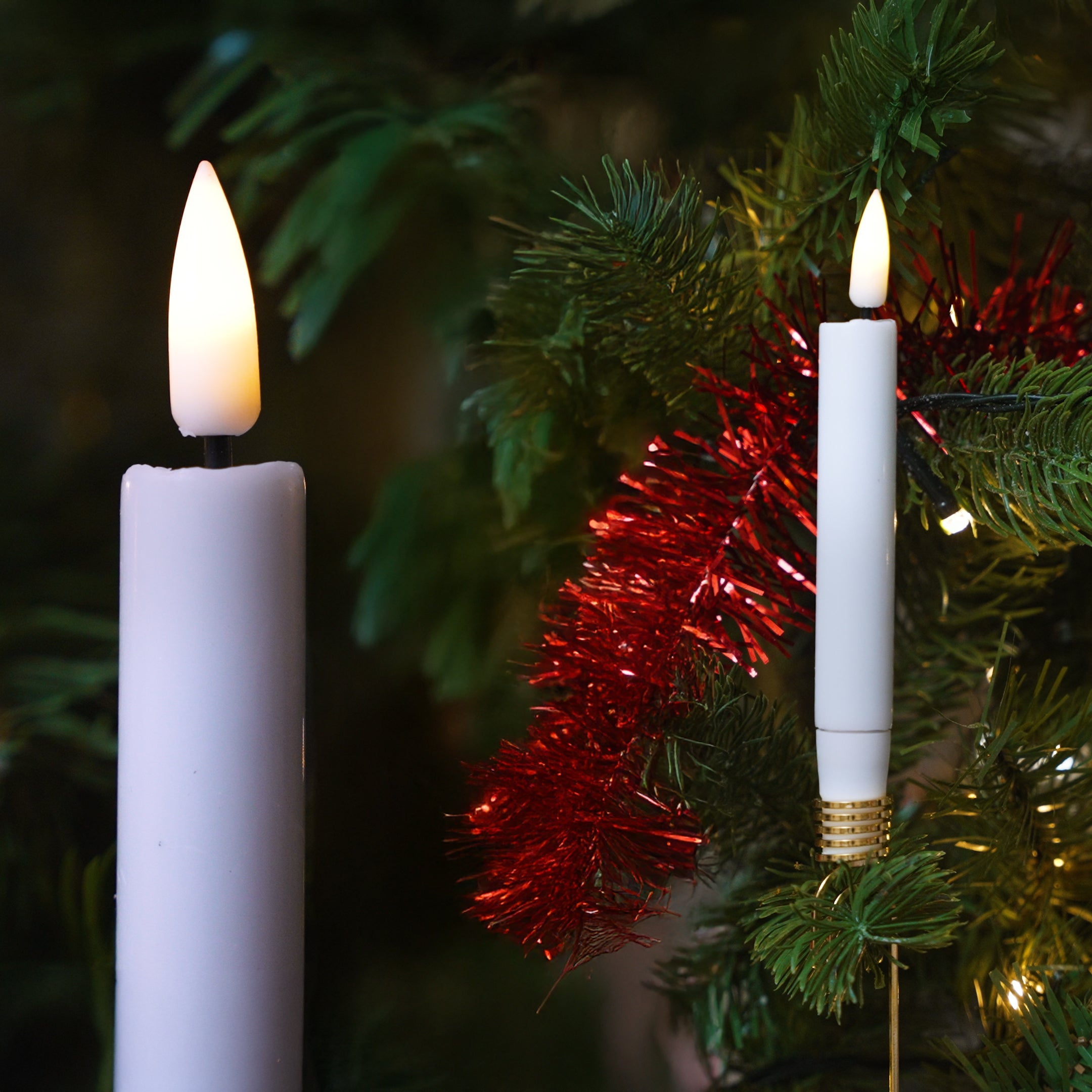 Deluxe Homeart Velas para árvores de Natal revestidas com cera 6 unidades Natal 7