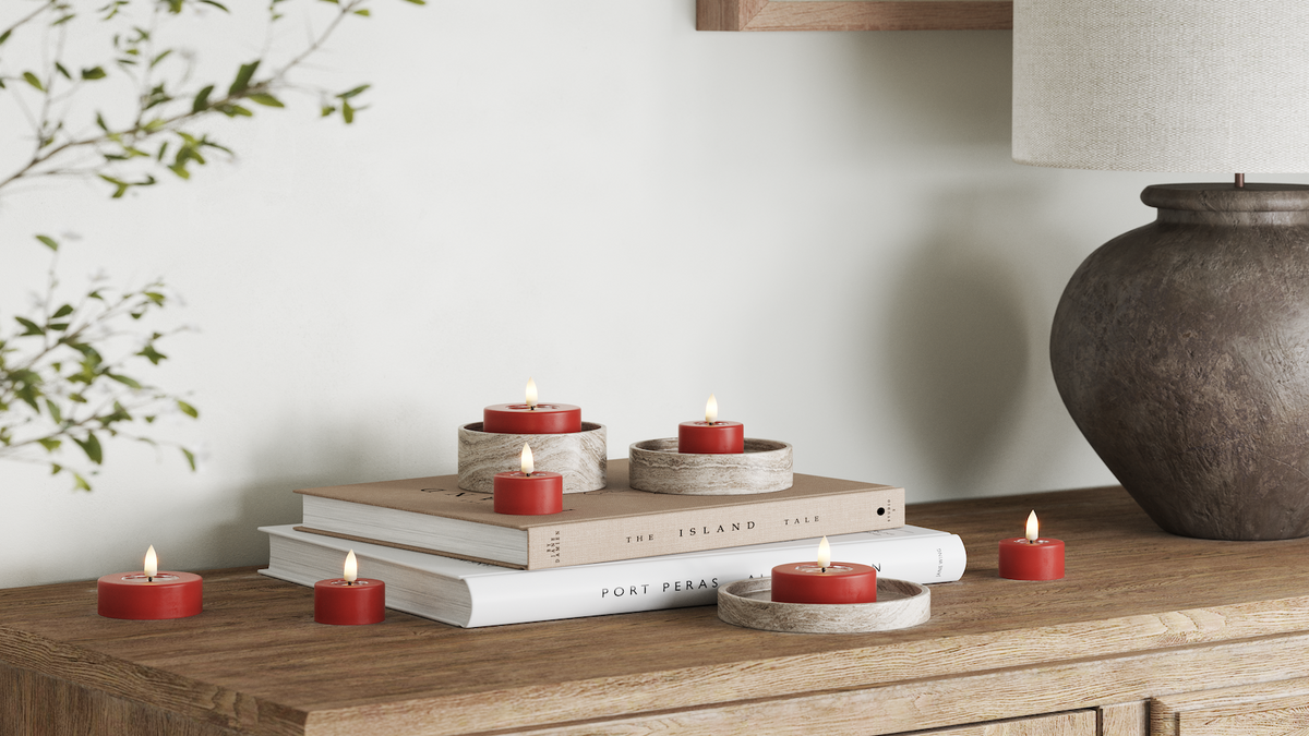 Função do timer prático para o seu LED Vela de chá