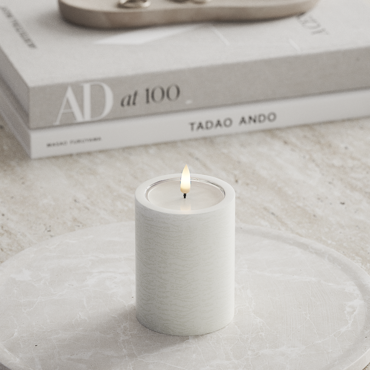 Deluxe Homeart Unique LED blokové světlo D 7,5 x 10 cm Bílá unique blokové světlo 1