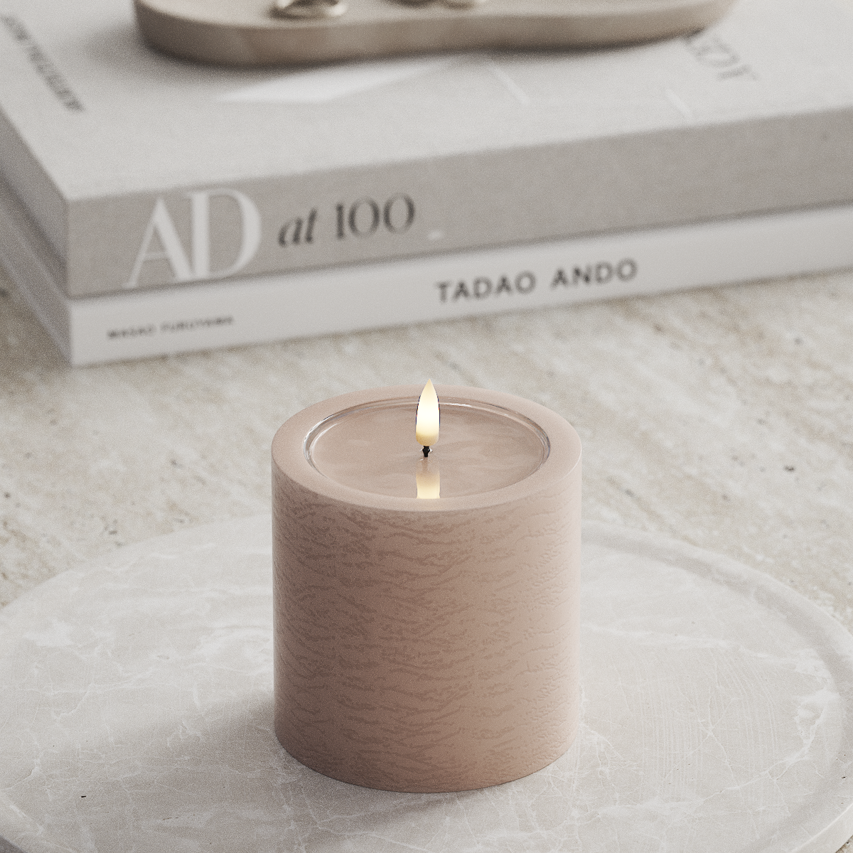 Deluxe Homeart Unique LED blokové světlo D 10 x 10 cm Růžová unique blokové světlo 1