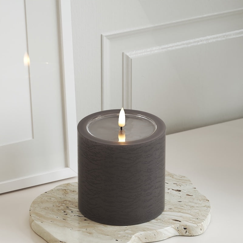 Unique Candles Unique LED plokkvalgusti D 10 x 10 cm Mokka