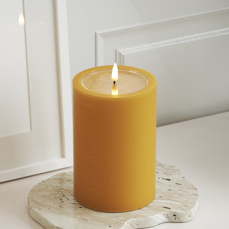 Unique Candles Unique LED blokové světlo D 10 x 15 cm Kariová